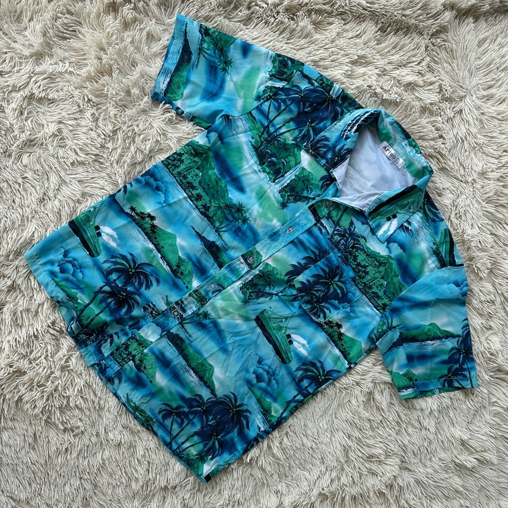 Tropical Blue Hawaiian Shirt